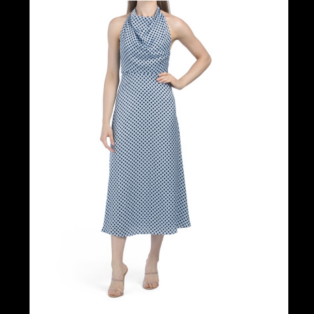 Zara Halter Midi Dress